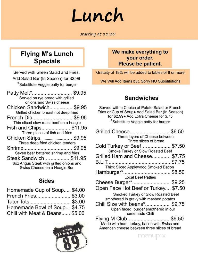 Flying M Restaurant - Panguitch, UT