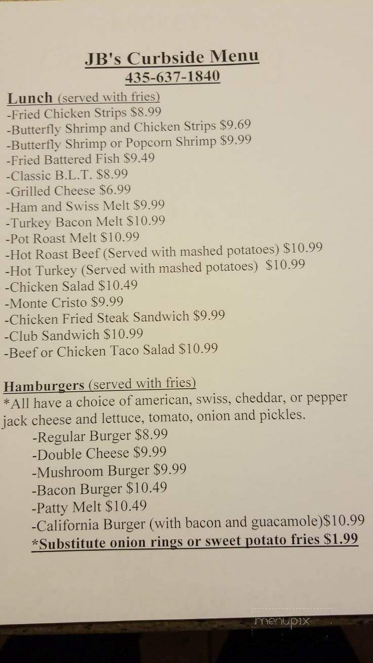 J B's Of Price Restaurant - Price, UT