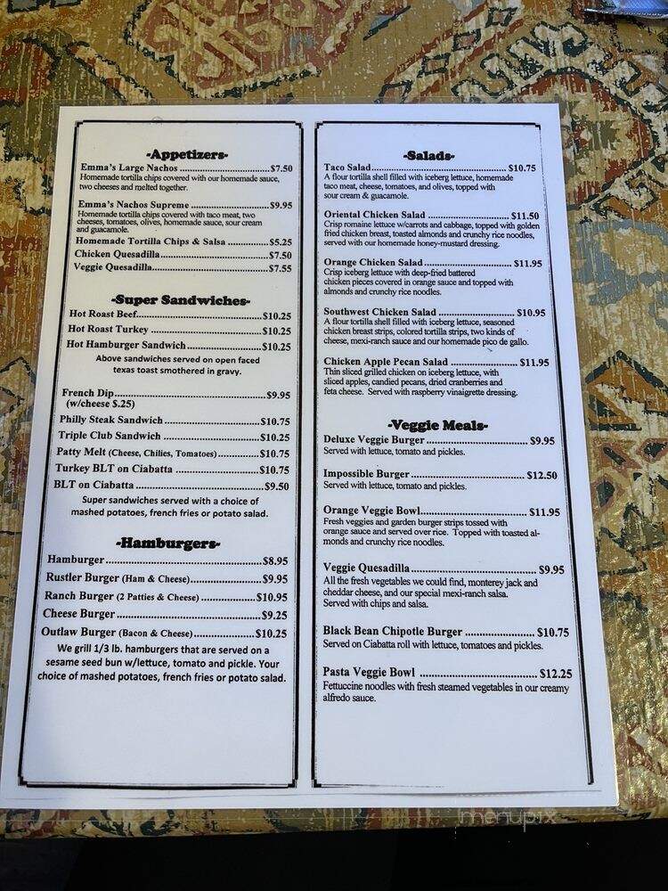 Houston's Trail's End Restaurant - Kanab, UT