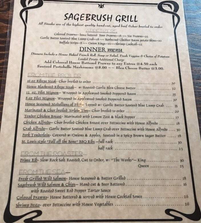 Sage Brush Grill - Richfield, UT