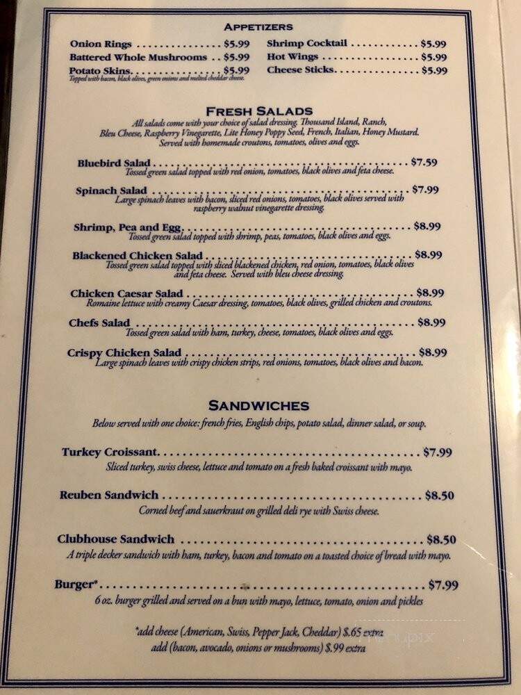 Bluebird Restaurant - Logan, UT