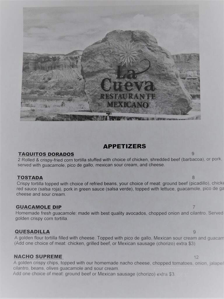 La Cueva Restaurante Mexicano - Torrey, UT