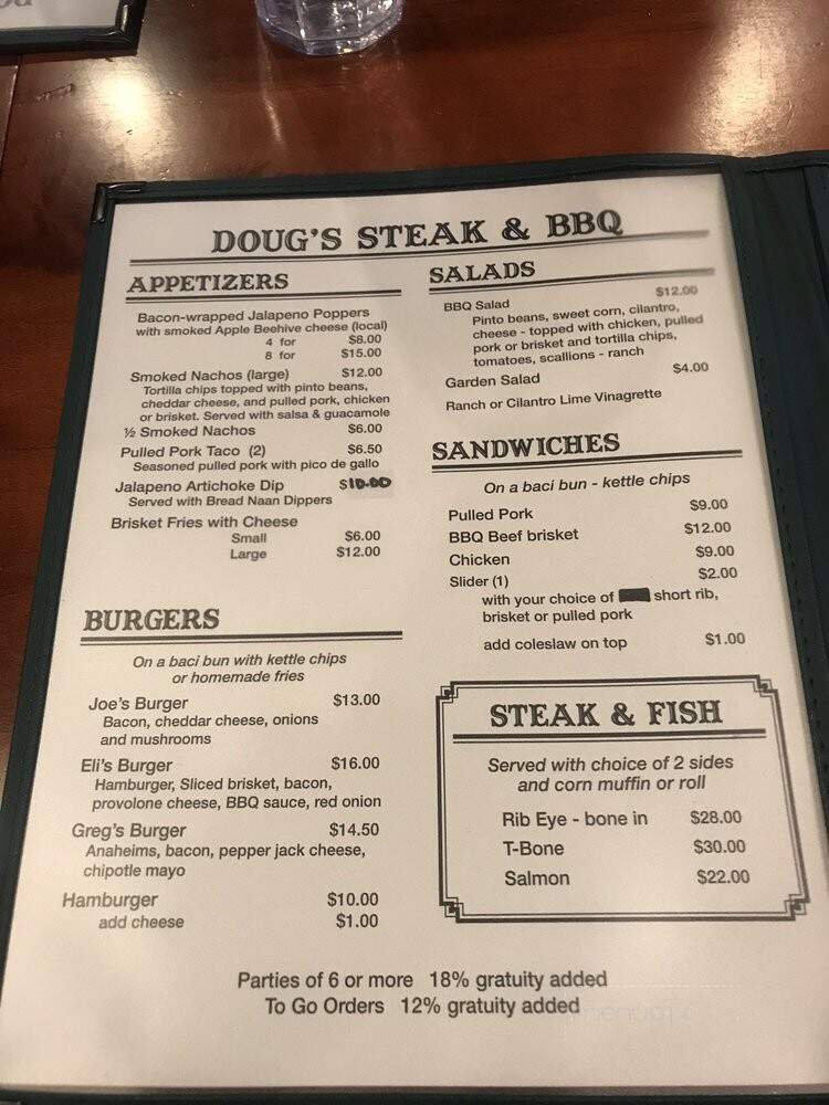 Doug's Steak and BBQ - Monticello, UT