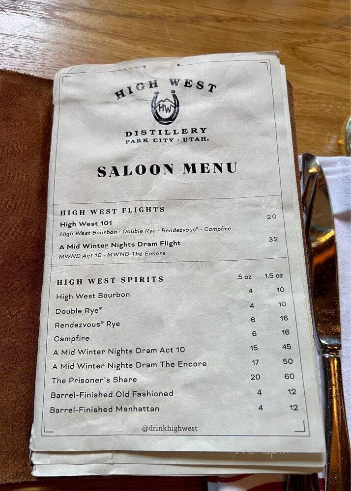 High West Distillery & Saloon - Park City, UT