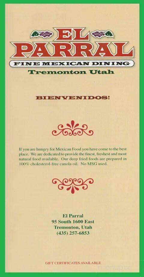 El Parral Mexican Restaurant - Tremonton, UT